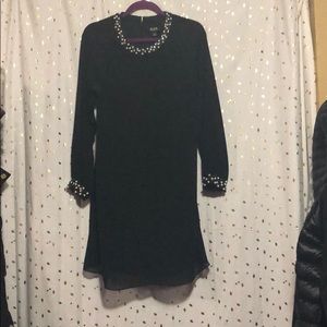 Black cocktail dress